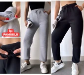 UNİSEX SİYAH SMALL KIŞLIK EŞOFMAN ALTI thumbnail 1