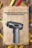 30 Parça Sarjlı Tornavida Seti – Led Işıklı Mıknatıslı Type-c thumbnail 2