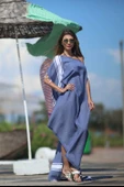 Sagalassos Navy Blue Peshtemal thumbnail 1