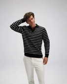 Ellesse Erkek Polo Sweatshirt EM594-BK thumbnail 1