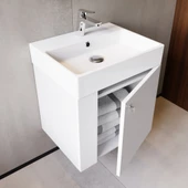 Font Lavabo Dolabı 50 cm Beyaz thumbnail 4