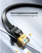 UGREEN CAT7 U/FTP Flat Ethernet Kablosu 5 Metre, 11263 thumbnail 5