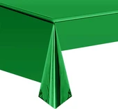 metalize Yeşil Masa örtüsü 183x137 cm thumbnail 2