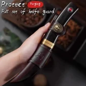 Damascus Tanto Av ve Kamp Bıçağı Nadir thumbnail 4