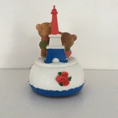Ayıcıklı Biblo Eiffel Kule Figürlü 2 thumbnail 2
