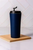 Thermohis 5534C ÇELİK TERMOS BARDAK LACİVERT thumbnail 1