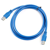 Usb 3.0 erkek E-E şarj ve data kablosu mavi 2m thumbnail 2