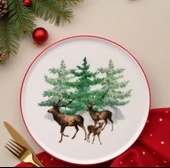 YILBAŞI SERVİS TABAĞI DEER 27 CM 6LI SET thumbnail 1