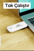 4G LTE USB Taşınabilir Modem  SIM Kart Destekli Mobil WiFi Dağıtıcı, 150Mbps Download, 50 Mbps Upload, Mini İnternet Router, Tak Çalıştır, 8 Kullanıcı Destekler, Akıllı Çip thumbnail 7