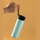 600 ml Paslanmaz Çelik Termos, Çift Katmanlı, Sızdırmaz Kapaklı thumbnail 2