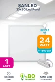 30X30 Led Panel 24W BEYAZ IŞIK 6500 - 1 Adet thumbnail 1