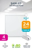 30X30 Led Panel 24W BEYAZ IŞIK 6500 - 4 Adet thumbnail 1