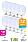 30w Tasarruflu E27 Sarı Işık Torch Led Ampul 10 Adet thumbnail 1