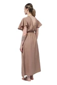Niva Brown Muslin Dress thumbnail 2