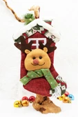 Lüx Noel Çorap Yılbaşı Süsü 25*15cm thumbnail 1