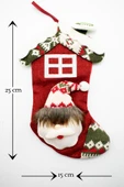 Lüx Noel Çorap Yılbaşı Süsü 25*15cm thumbnail 2
