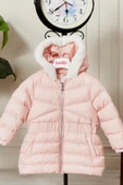 Kız Bebek Kapüşonlu Kışlık Mont 51333 thumbnail 9