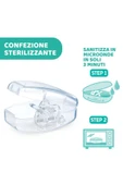 Chicco PhysioForma Soft 2'li Silikon Emzik 2-6 Ay Erkek thumbnail 3