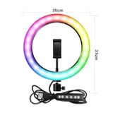 Nettech MJ33 Ringlight 13 inç Led Işık NT-108281 thumbnail 1