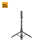 Nettech NT-MT04 Taşınabilir Selfie Çubuk Multi-Function Tripod Stand NT-107456 thumbnail 1