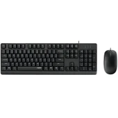 RAPOO X130Pro 13386 Kablolu USB TR Klavye Mouse Set Siyah thumbnail 1