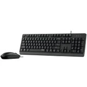 RAPOO X130Pro 13386 Kablolu USB TR Klavye Mouse Set Siyah thumbnail 2