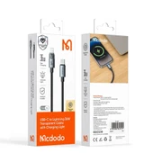 Mcdodo CA-6940 36W Typec iPhone Şarj ve Data Kablo 1.2Mt - Siyah thumbnail 5