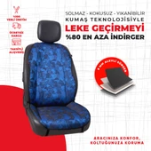 Mavi Cam Kırığı Jakar Dokuma Minder thumbnail 4