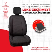 Beyaz Noktalı Siyah Jakar Dokuma thumbnail 4