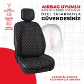 Beyaz Kapitone Siyah Jakar Dokuma thumbnail 2