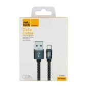 Nettech NT-DC02 İp Örgü 300 Cm Micro Şarj ve Data Kablosu NT-31111 thumbnail 5
