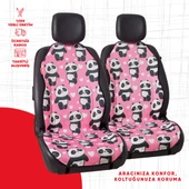 Dijital Baskılı Pembe Panda Desen thumbnail 1