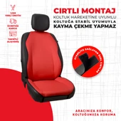 Düz Kırmızı Jakar Dokuma thumbnail 3