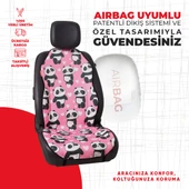 Dijital Baskılı Pembe Panda Desen thumbnail 2
