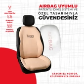 Togg Nakışlı Krem Minder thumbnail 2