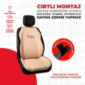 Togg Nakışlı Krem Minder thumbnail 3