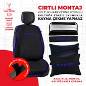 Mavi Biyeli Mavi Cıvıc Nakışlı Minder Seti thumbnail 3