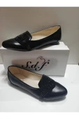 SDF SHOES Kadın Siyah Babet thumbnail 1