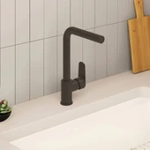 Artema Flow Square Eviye Bataryası Mat Siyah thumbnail 2
