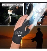 Led Işıklı Çalışma Eldiveni Sağ Sol Çift thumbnail 4