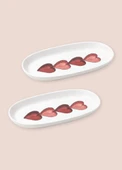 The Mia Luv Oval Servis 2li 26 cm thumbnail 2