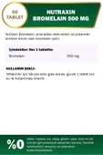NUTRAXIN BROMELAIN 500 MG  60 KAPSÜL thumbnail 3