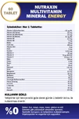 NUTRAXIN MULTIVIT COMPLEX ENERJI 60 TB thumbnail 5
