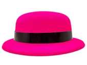 Neon Pembe Uv Parti Şapkası Plastik thumbnail 2
