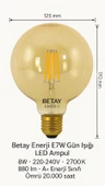 LED FILAMENT RUSTİK AMPUL thumbnail 1