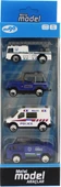 4'Lü Die Cast Polis Seti thumbnail 1