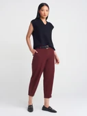 71590 DİLVİN KEMERLİ CROP PANTOLON thumbnail 1