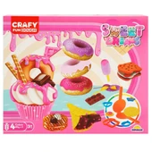 Crafy Tatlı Düşler Oyun Hamuru Seti 200 g 22 Parça thumbnail 4