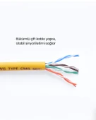UGREEN CAT5e Ethernet Kablosu, 3 Metre, Sarı, 11232 thumbnail 3