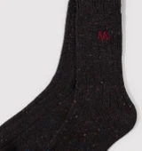 Mavi M Logo Nakışlı Unisex Çorap thumbnail 4